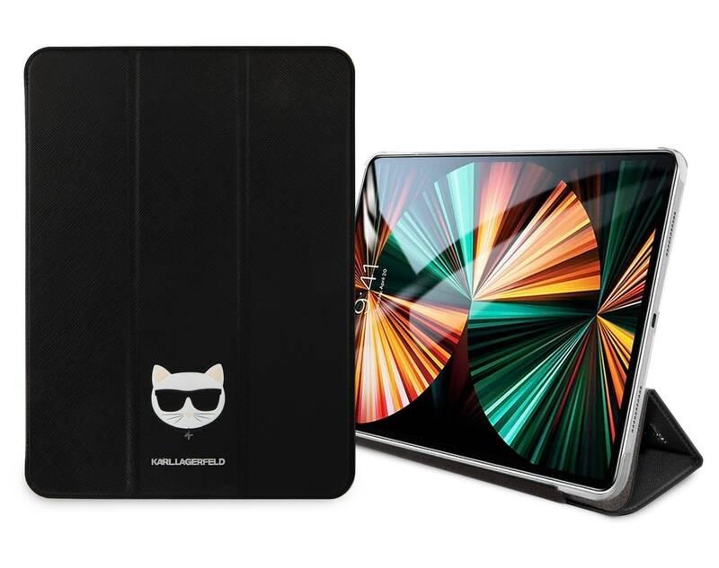 Pouzdro na tablet Karl Lagerfeld Choupette Head Saffiano na Apple iPad Pro 11" černé