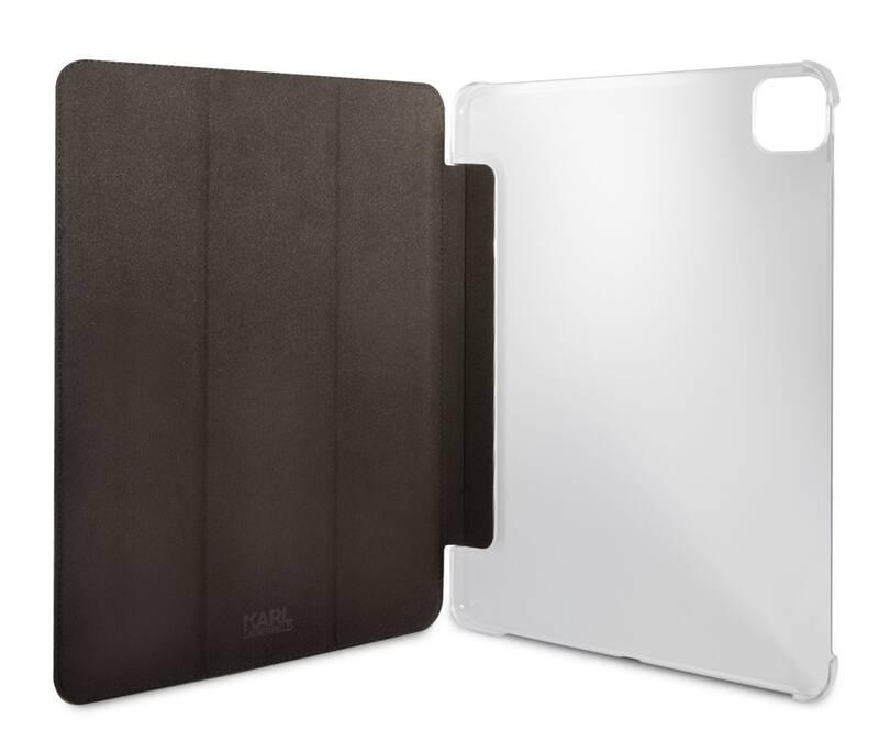 Pouzdro na tablet Karl Lagerfeld Metal Saffiano na Apple pro iPad Pro 12.9" černé
