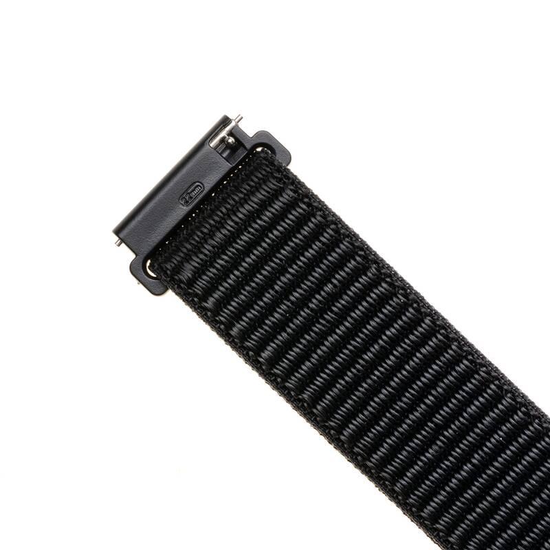 Řemínek FIXED Nylon Strap s šířkou 22mm pro smartwatch černý