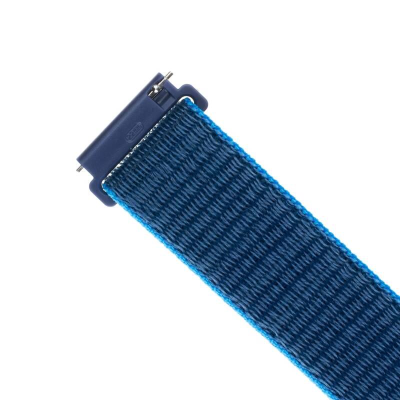 Řemínek FIXED Nylon Strap s šířkou 22mm pro smartwatch modrý