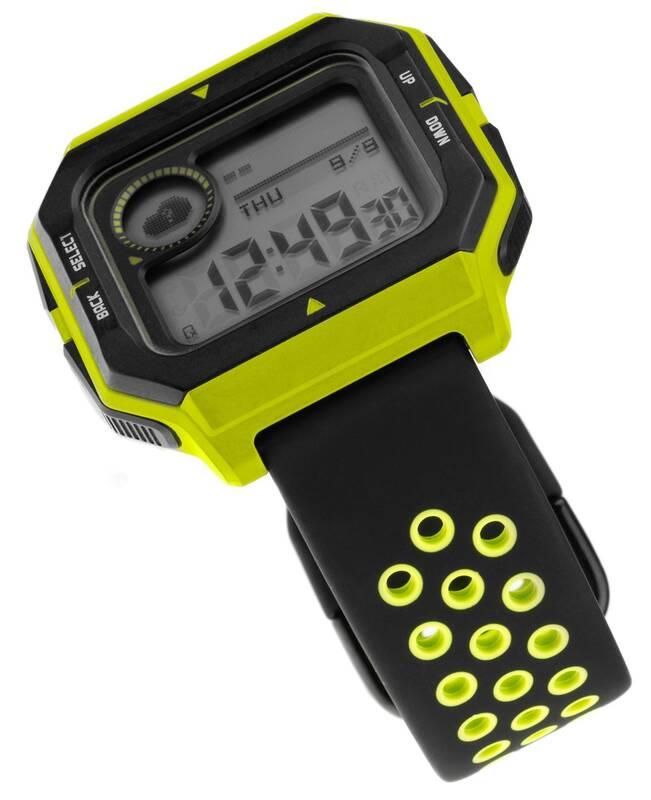 Řemínek FIXED Sport Silicone Strap 20mm na smartwatch černý žlutý
