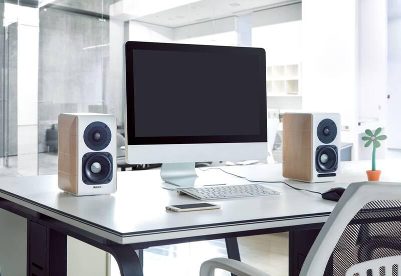 Reproduktory Edifier S880DB, 2ks bílé hnědé