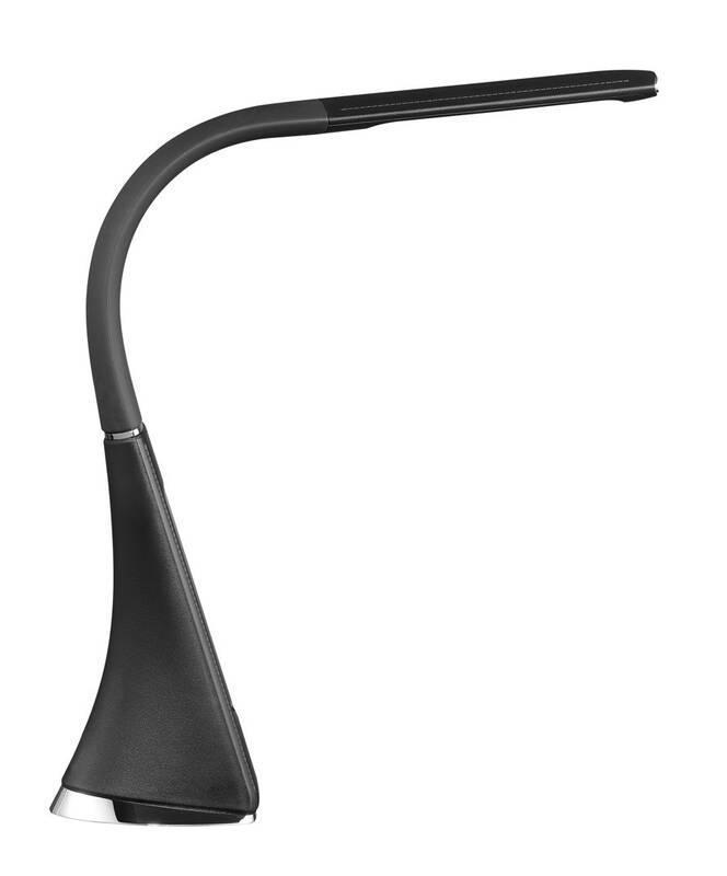 Stolní LED lampička IMMAX Leather 6,5W černá