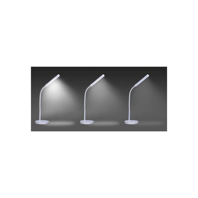Stolní LED lampička Solight WO52 stmívatelná, 4W bílá, Stolní, LED, lampička, Solight, WO52, stmívatelná, 4W, bílá
