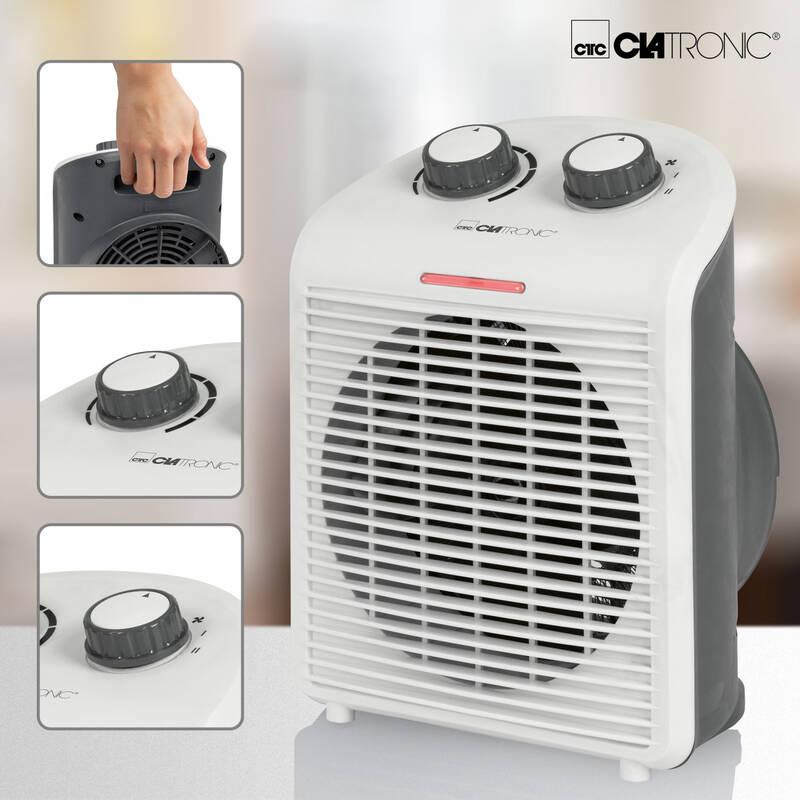 Teplovzdušný ventilátor Clatronic HL 3761