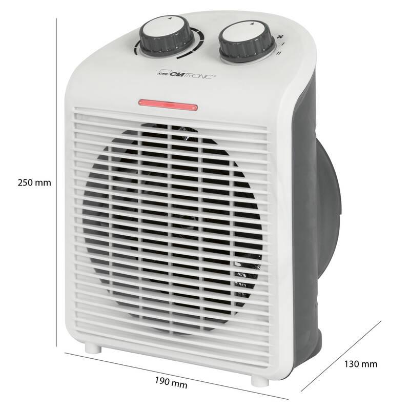 Teplovzdušný ventilátor Clatronic HL 3761