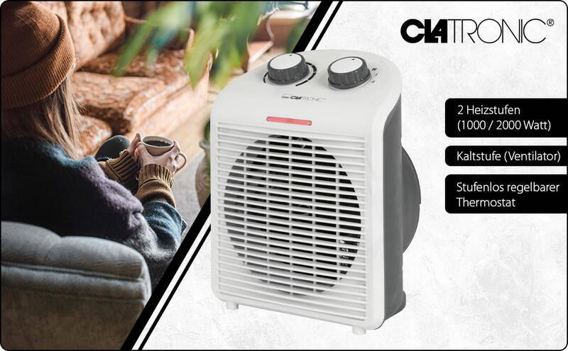 Teplovzdušný ventilátor Clatronic HL 3761