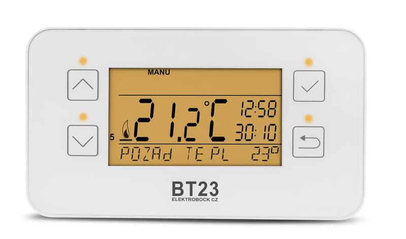 Termostat Elektrobock BT23 bílý