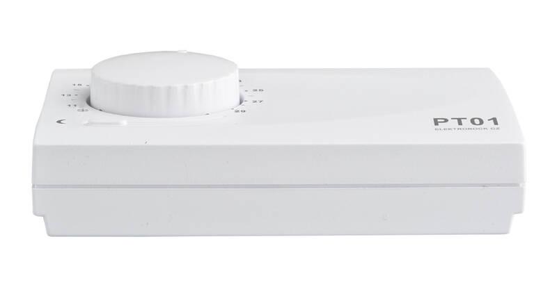 Termostat Elektrobock PT01 bílý