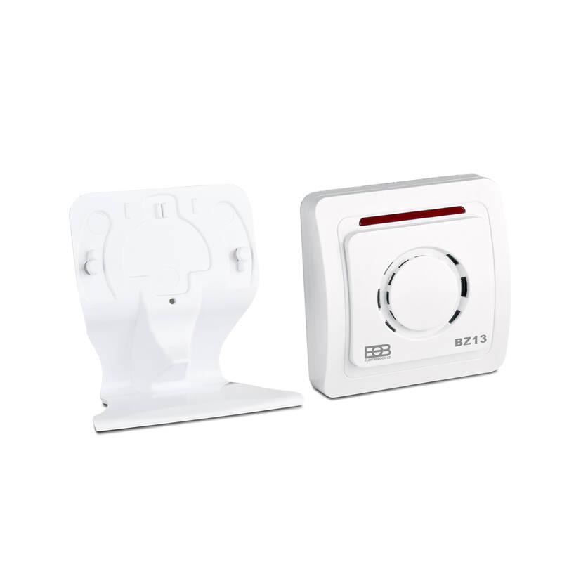 Zvonek bezdrátový Elektrobock BZ13, bateriový bílý