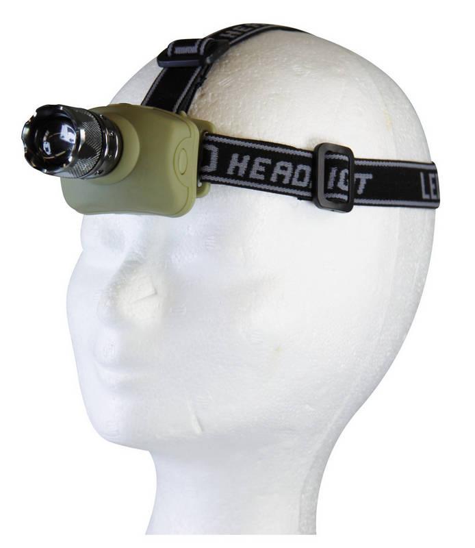 Čelovka EMOS 1x LED dioda 3W, 3xAAA