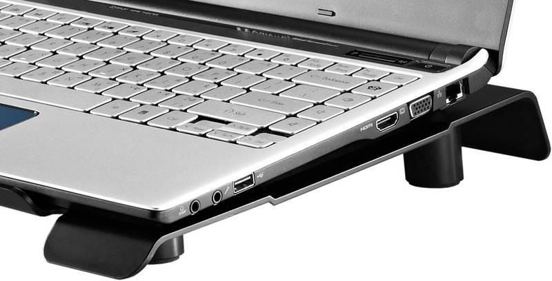 Chladící podložka pro notebooky Cooler Master NotePal NotePal CMC3 pro 12" - 15" černá