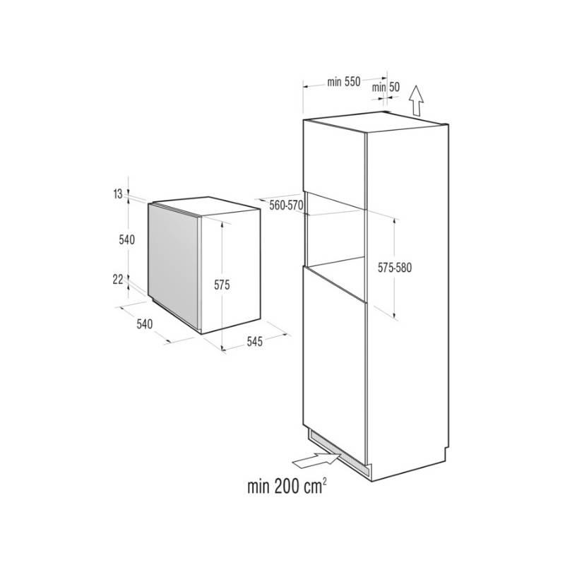 Chladnička Gorenje RBI 4061 AW bílá