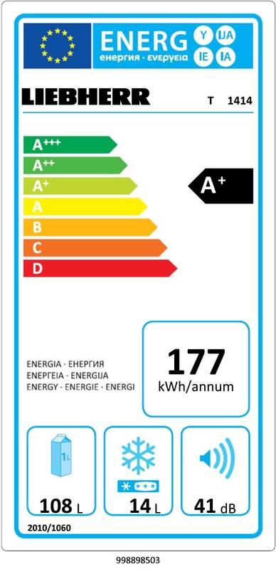 Chladnička Liebherr T 1414 bílá