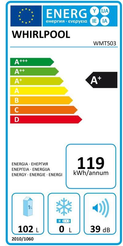 Chladnička Whirlpool WMT503 bílá