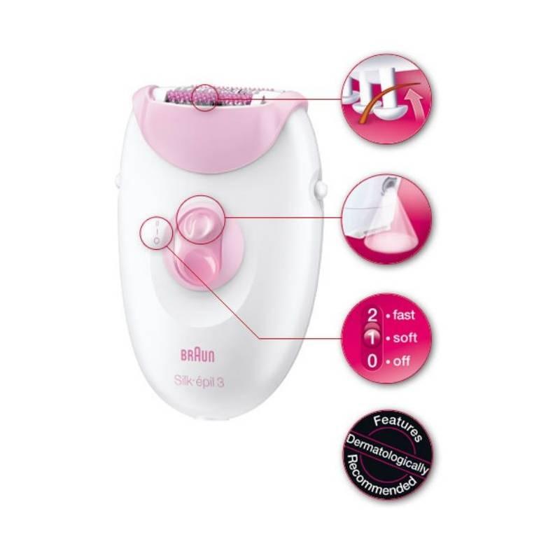 Epilátor Braun 3380 bílý