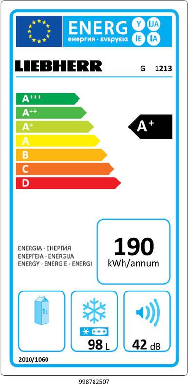 Mraznička Liebherr G 1213 bílá, Mraznička, Liebherr, G, 1213, bílá