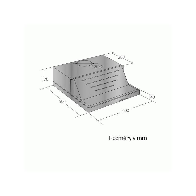 Odsavač par EMPIRE PD 102060 nerez