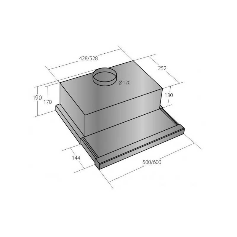 Odsavač par EMPIRE VD 201050 nerez