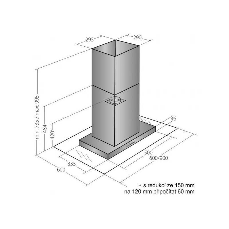 Odsavač par EMPIRE VIP OD 710090 nerez