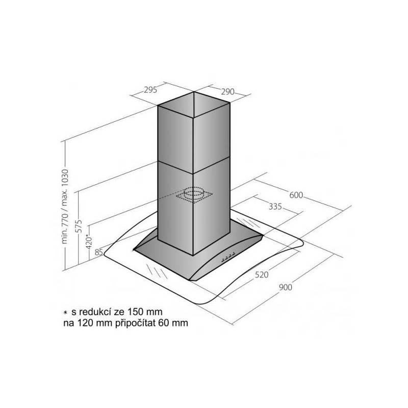 Odsavač par EMPIRE VIP OD 723090 nerez