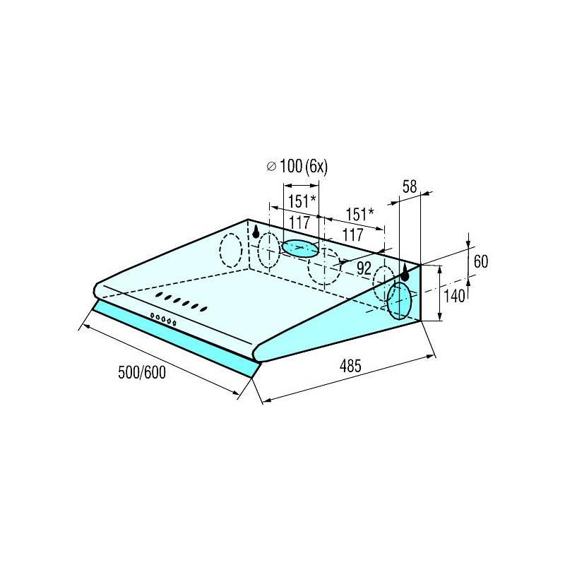 Odsavač par Mora OP 520 X nerez