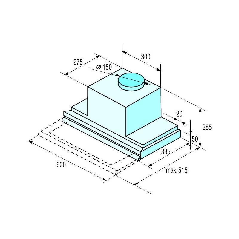 Odsavač par Mora OT 650 X nerez