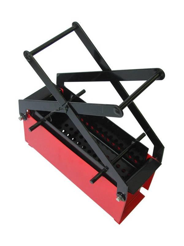 Příslušenství Dema na papírové brikety červené