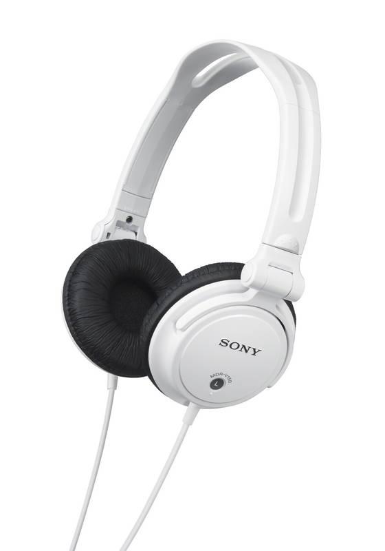 Sluchátka Sony MDRV150W.AE bílá