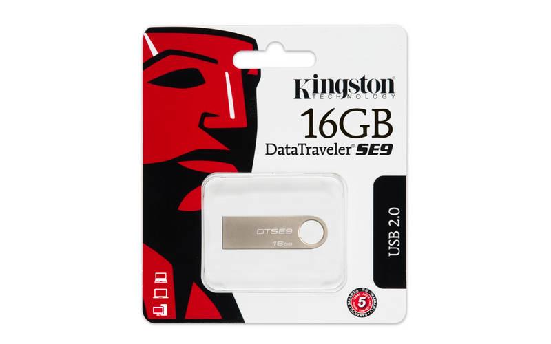 USB Flash Kingston DataTraveler SE9 16GB kovový