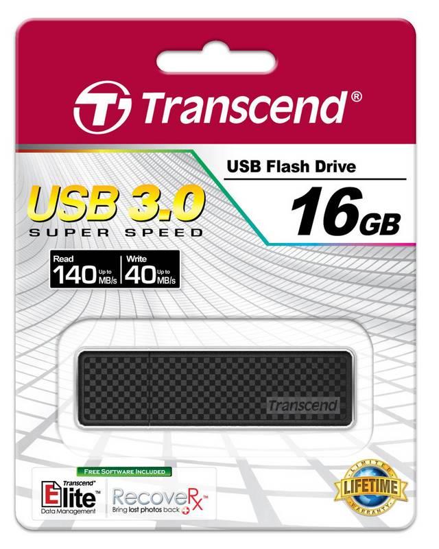 USB Flash Transcend JetFlash 780 16GB černý šedý, USB, Flash, Transcend, JetFlash, 780, 16GB, černý, šedý