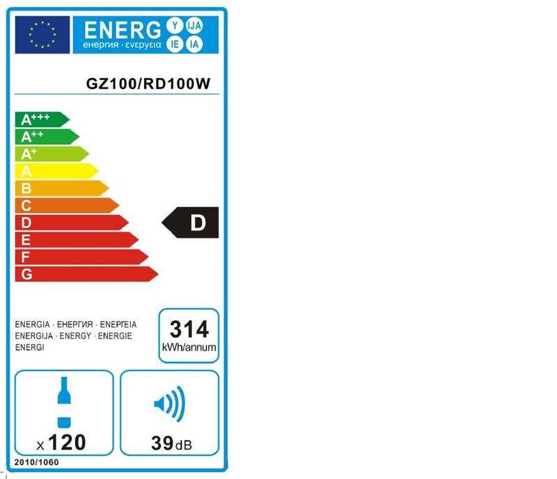 Vinotéka Guzzanti GZ 100 černá