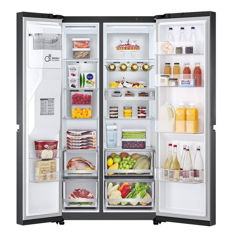 Americká lednice LG GSLV91MCAD černá