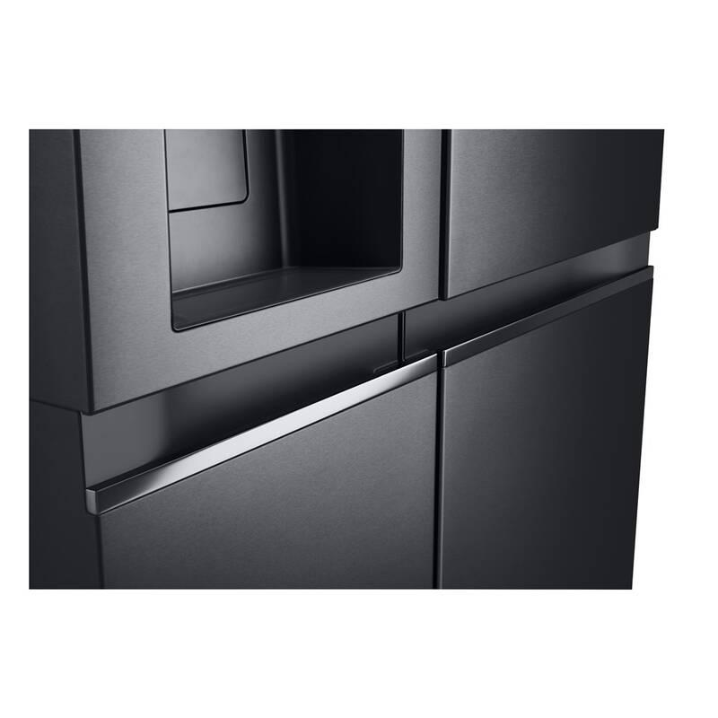 Americká lednice LG GSLV91MCAD černá