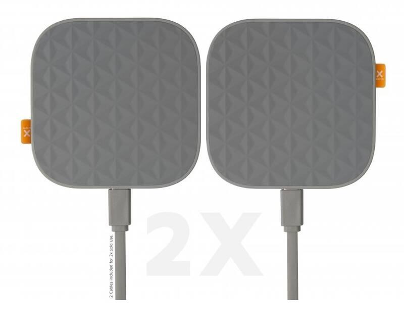 Bezdrátová nabíječka Xtorm Wireless Charger Duo šedá, Bezdrátová, nabíječka, Xtorm, Wireless, Charger, Duo, šedá