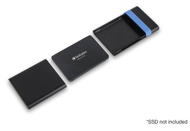 Box na HDD Verbatim pro 2,5" HDD USB 3.2 Gen1 černý
