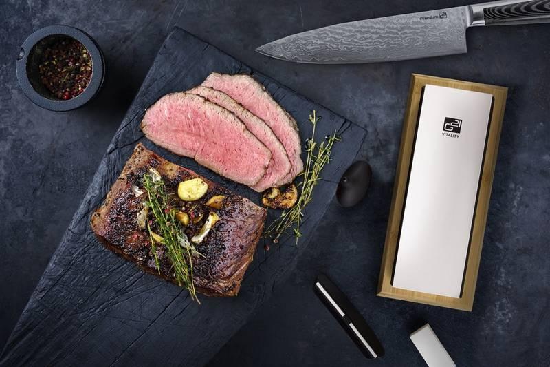 Brousek G21 zrnitost 1000 6000 s vodítkem