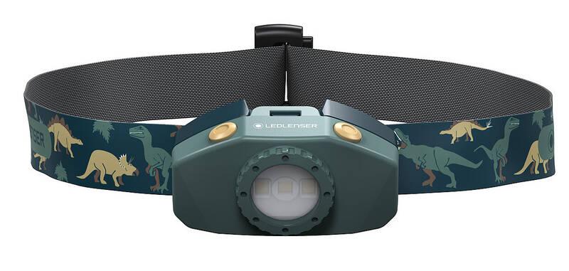 Čelovka LEDLENSER KIDLED 2 DINOSAUR zelená