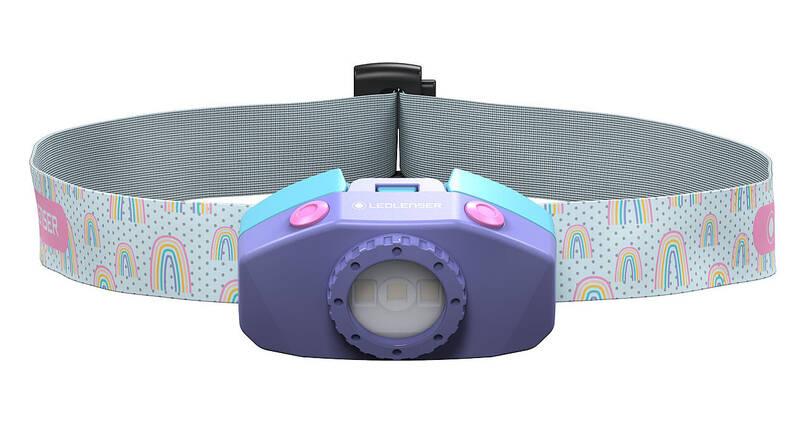 Čelovka LEDLENSER KIDLED 2 RAINBOW bílá fialová