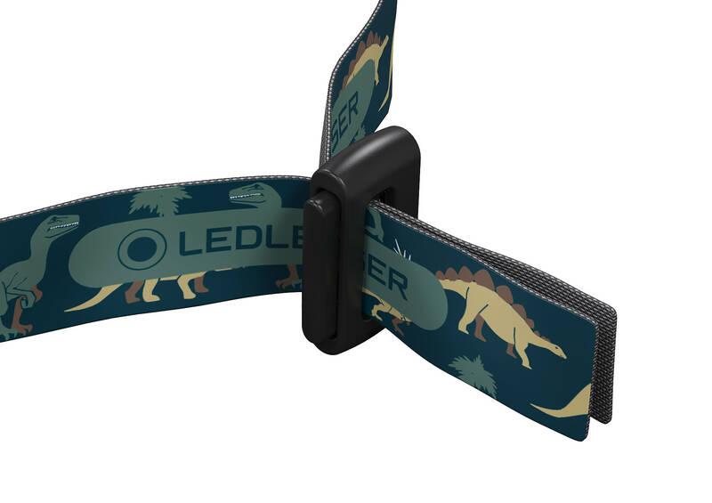 Čelovka LEDLENSER KIDLED 4R DINOSAUR zelená