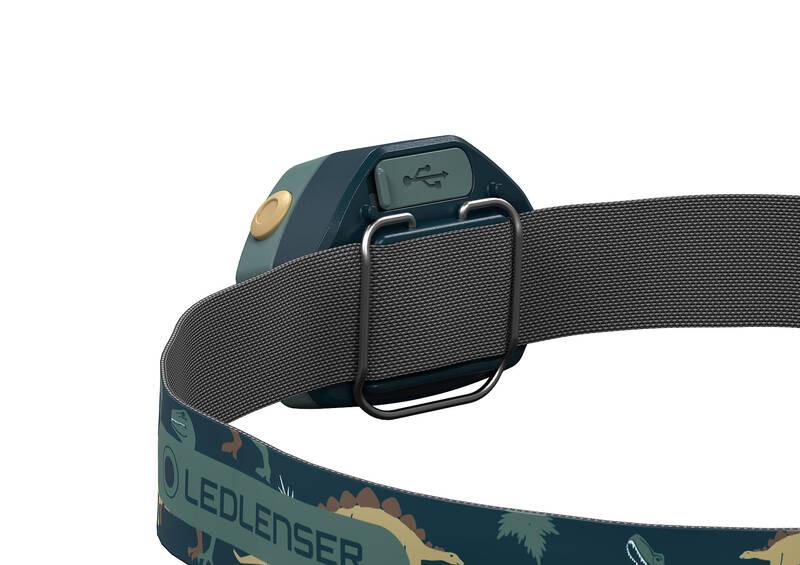 Čelovka LEDLENSER KIDLED 4R DINOSAUR zelená