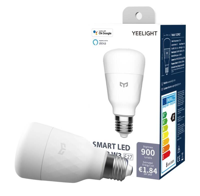 Chytrá žárovka Yeelight Smart Bulb W3, E27, 8W, teplá bílá, stmívatelná, Chytrá, žárovka, Yeelight, Smart, Bulb, W3, E27, 8W, teplá, bílá, stmívatelná