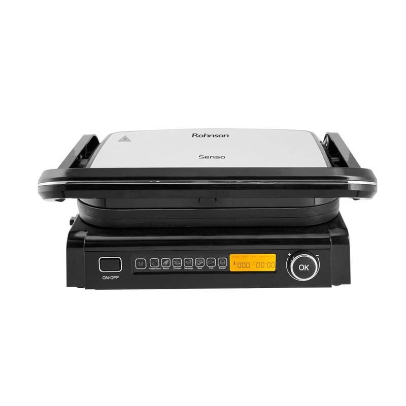 Gril Rohnson R-2350 Senso černý stříbrný