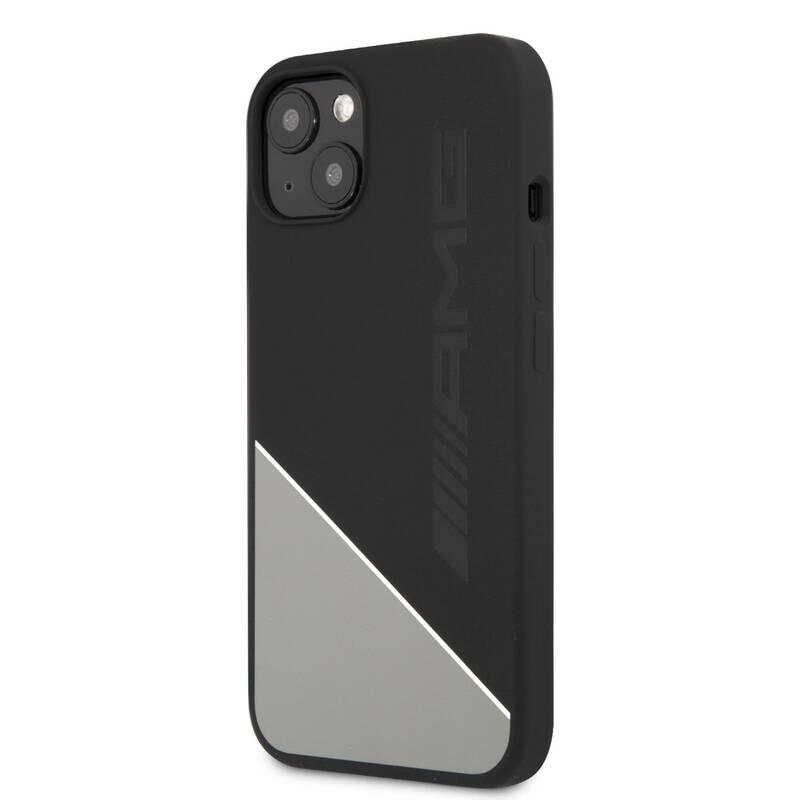 Kryt na mobil AMG Liquid Silicone na Apple iPhone 13 černý šedý