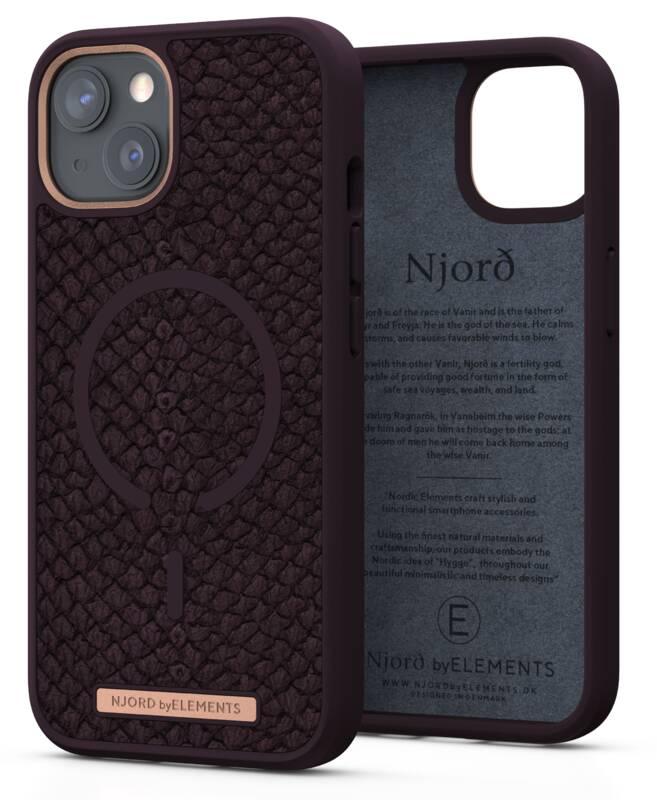 Kryt na mobil Njord Eldur na Apple iPhone 13 fialový