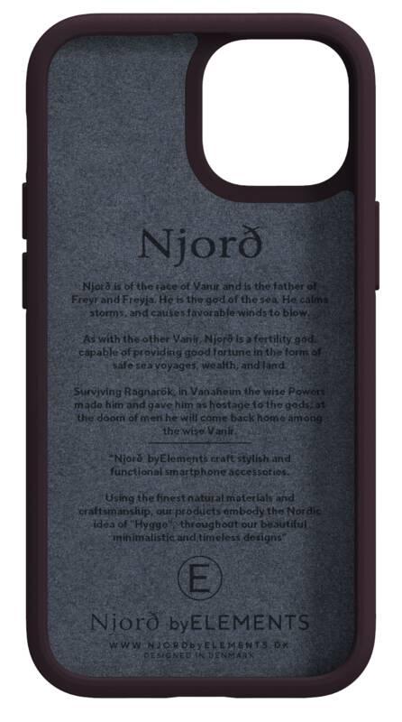 Kryt na mobil Njord Eldur na Apple iPhone 13 mini fialový