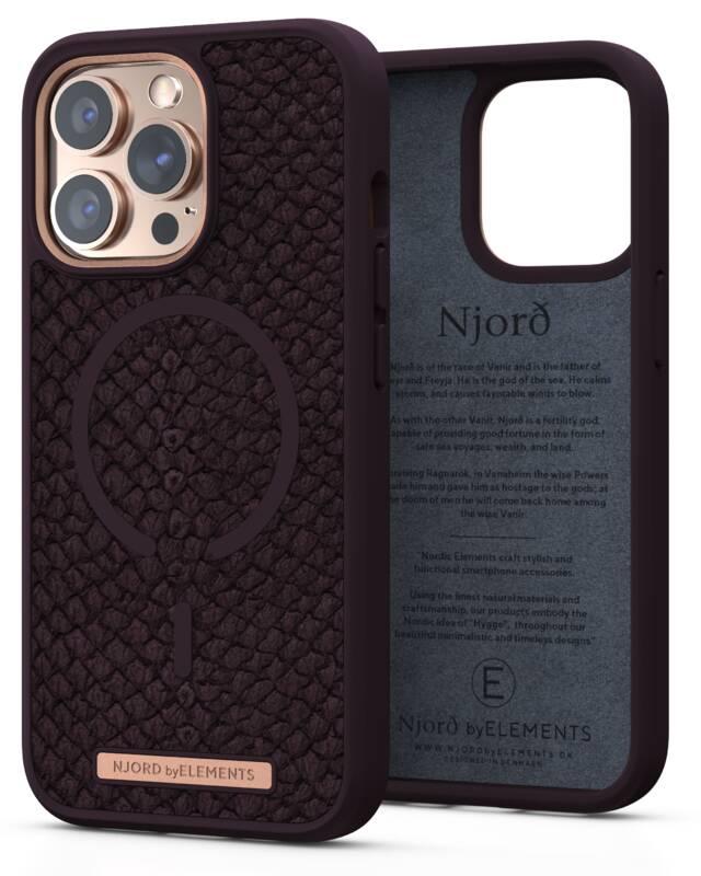 Kryt na mobil Njord Eldur na Apple iPhone 13 Pro fialový