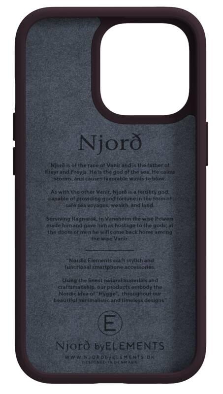 Kryt na mobil Njord Eldur na Apple iPhone 13 Pro fialový
