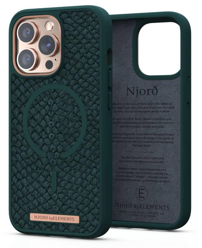 Kryt na mobil Njord Jord na Apple iPhone 13 Pro zelený