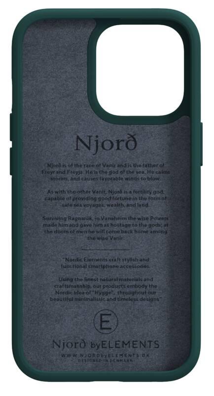Kryt na mobil Njord Jord na Apple iPhone 13 Pro zelený